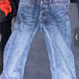 Diesel Relaxed Fit Blue Jeans